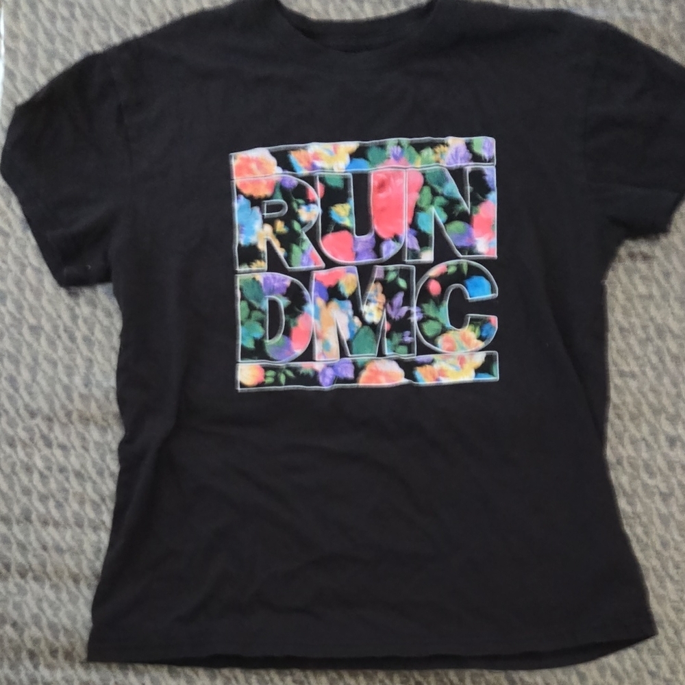 RUN DMC Black Graphic T-Shirt